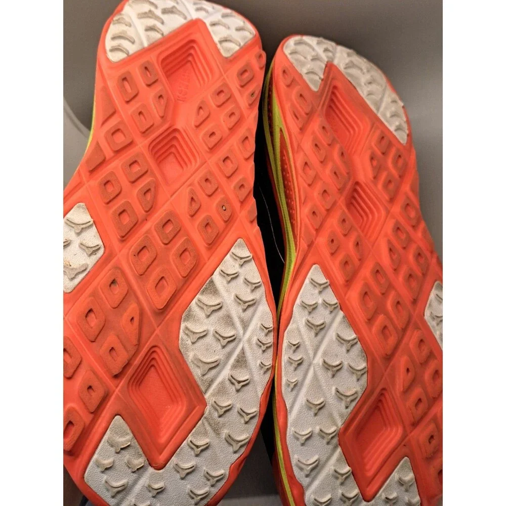 HOKA ONE ONE Huaka Men's Running Sneakers Breathable Mesh US 13 Orange/Black
